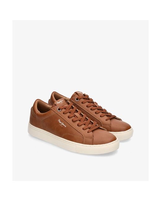 Baskets basses JOE BASIC Pepe Jeans pour homme en coloris Brown