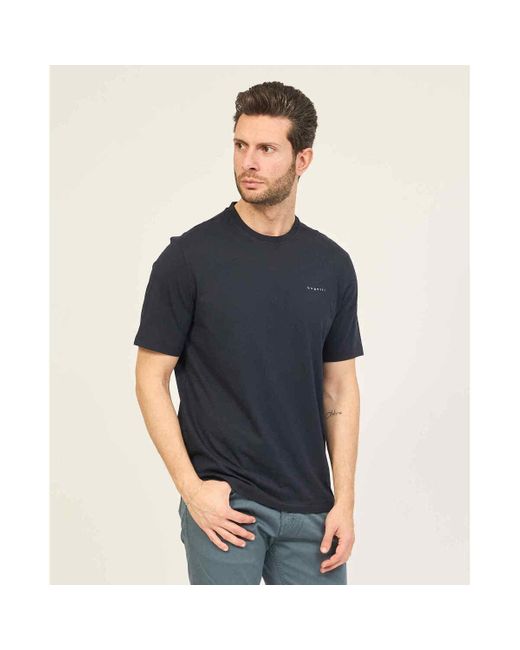 T-shirt T-shirt en coton avec logo Bugatti pour homme en coloris Blue
