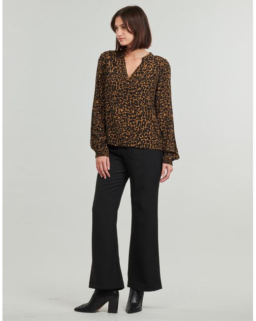 Blouses Vimosas Vila en coloris Brown