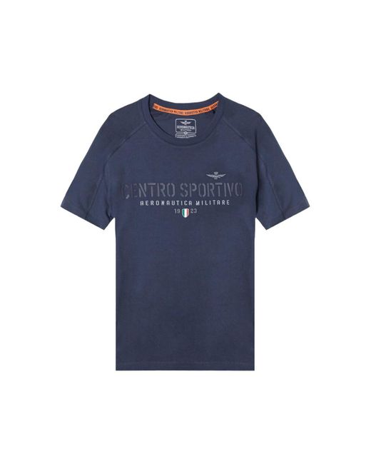 T-shirt TS2207J634 Aeronautica Militare pour homme en coloris Blue