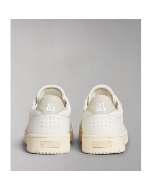 Baskets NP0A4HVN002 COURTIS-BRIGHT WHITE Napapijri pour homme