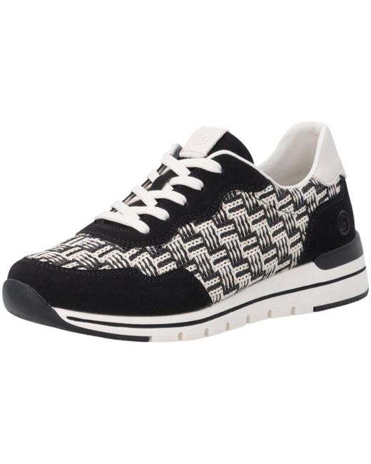 Baskets Basses Remonte en coloris Black