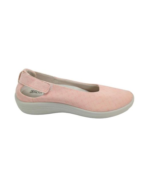 Ballerines BAILARINAS JASMUND TEJIDO ELASTICO ESTAMPADO ROSE Arcopedico en coloris Pink