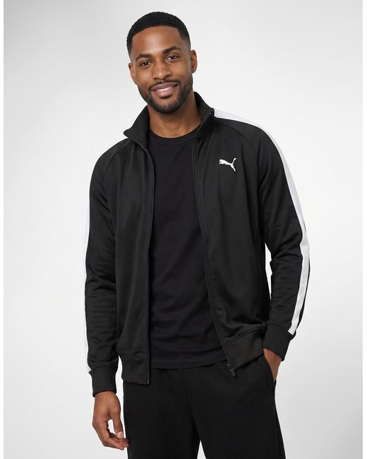 PUMA Trainingsjack Ess T7 Poly Track Jacket in het Black voor heren