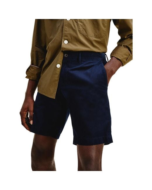 Tommy Hilfiger Korte Broek Mw0mw13536 in het Blauw voor heren - Lyst