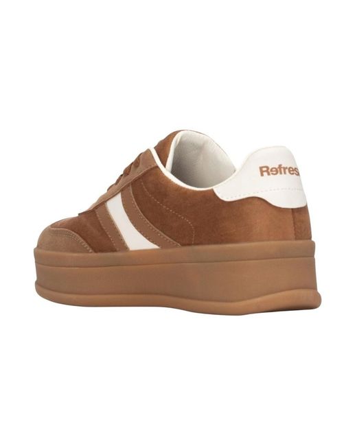 Baskets 176234 Refresh en coloris Brown
