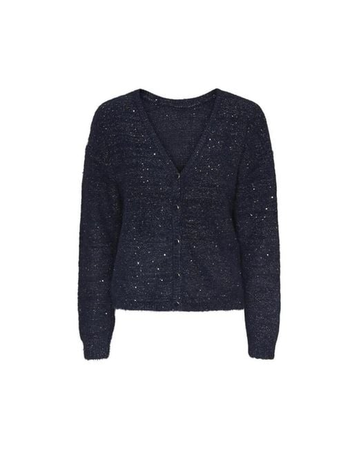 Pieces Vest in het Blue