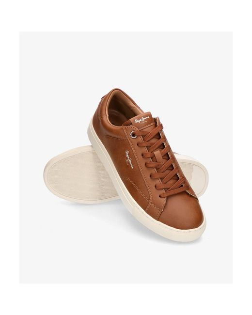 Baskets basses JOE BASIC Pepe Jeans pour homme en coloris Brown