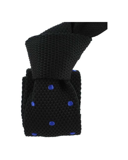 Cravates et accessoires Cravate tricot Preppy a pois Clj Charles Le Jeune pour homme en coloris Black