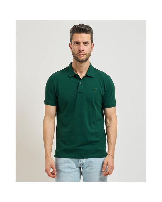Polo Polo Settemezzo avec détails fluo SETTE/MEZZO pour homme en coloris Green