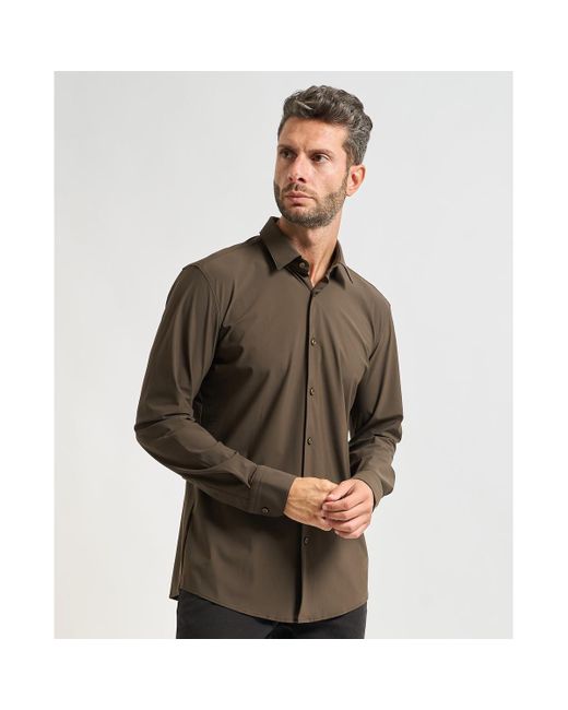 Chemise Chemise Hank Kent vert Boss pour homme en coloris Brown