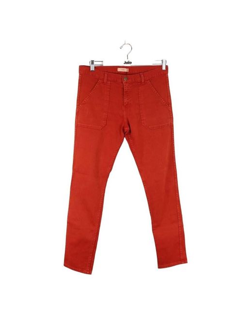 Jeans Jean slim en coton Ba&sh en coloris Red