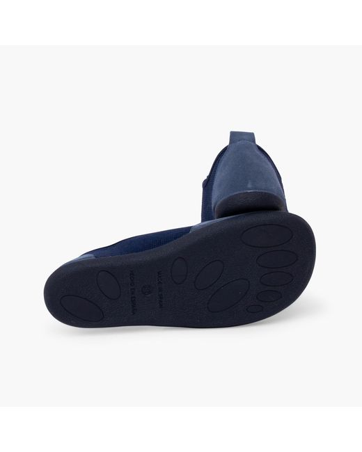 Baskets basses Baskets Barefoot Toile Et Suède Grandes Tailles Pisamonas pour homme en coloris Blue
