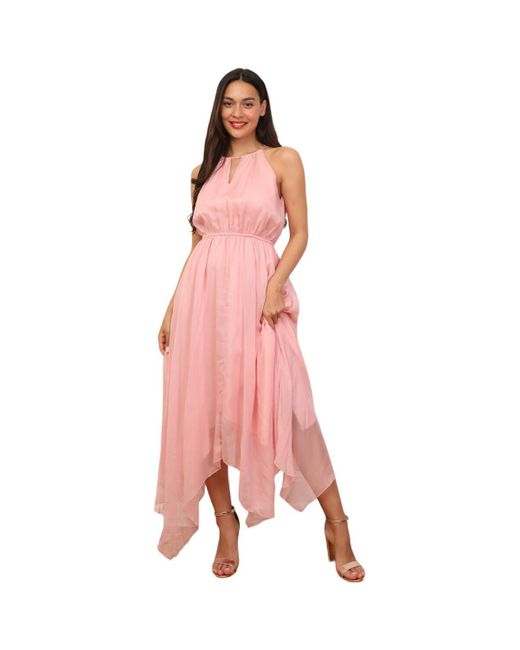 Robe 71311 P167592 La Modeuse en coloris Rose Lyst