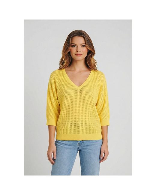 Pull 2512780A Freeman T.porter en coloris Yellow