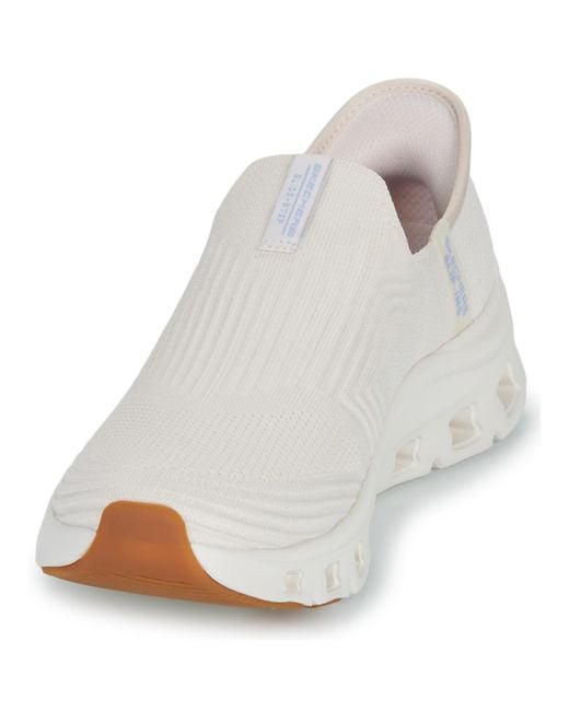 Skechers White Slip On Slip-Ins: Glide-Step Pro