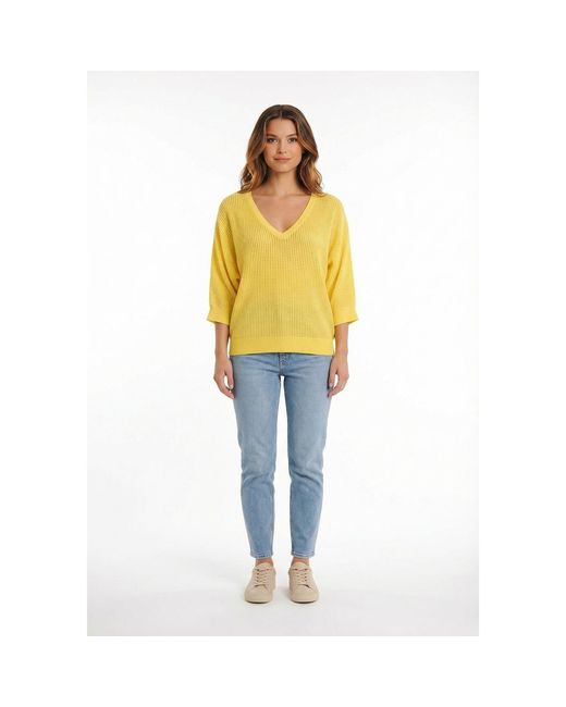 Pull 2512780A Freeman T.porter en coloris Yellow