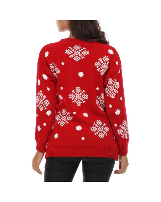 Pull Pulls Pour Femme La Modeuse en coloris Red