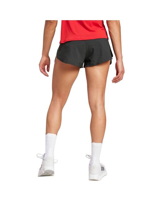Short ADIZERO E SPLIT Adidas en coloris Blue