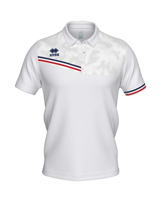 T-shirt Emir Polo Mc Ad Erreà pour homme en coloris White