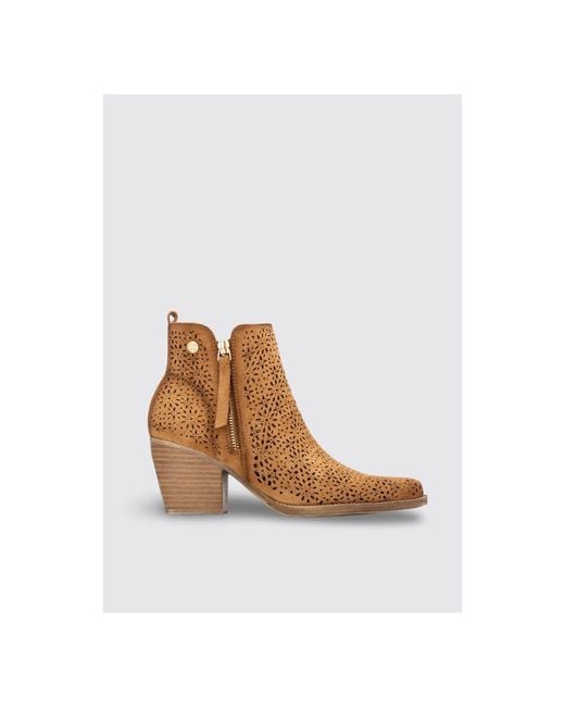 Bottes à talon 145037 Xti en coloris Brown