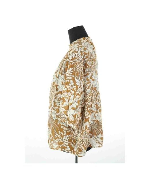 Blouses Blouse en coton Des Petits Hauts en coloris Metallic