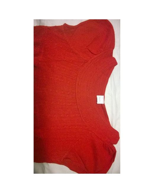 Debardeur Pull Laine Camaïeu en coloris Red