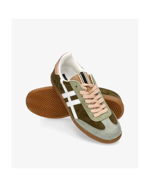 Baskets Basses M5075 Corina en coloris Green
