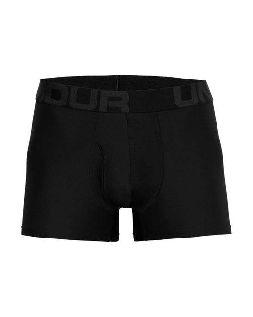 Boxers UA Tech 3in 2 Pack Under Armour pour homme en coloris Black