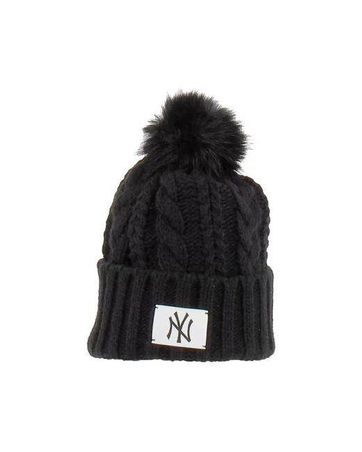 Bonnet WMNS CABLE WIDE BEANIE NEYYAN KTZ en coloris Black