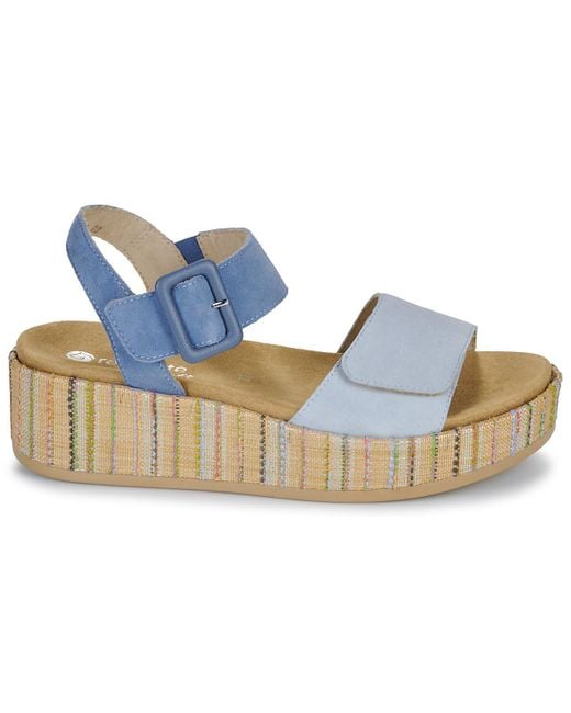 Remonte Sandalen D1N54-12 in het Blue