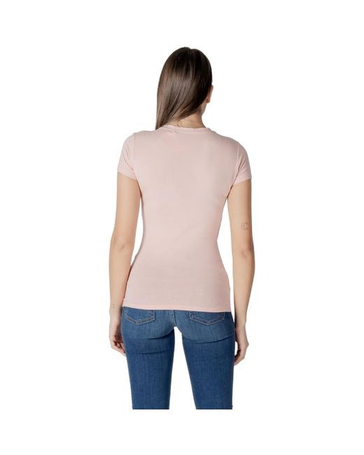 T-shirt SS DOT LOGO R3 W5GI47 KA0Q1 Guess en coloris Red