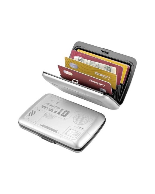 Portefeuille Porte carte SMART CASE V2. Ögon Designs en coloris Metallic