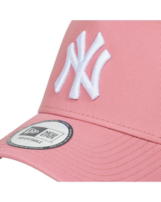 Casquette LEAGUE ESSENTIAL TRUCKER NEW YORK YANKEES KTZ en coloris Pink