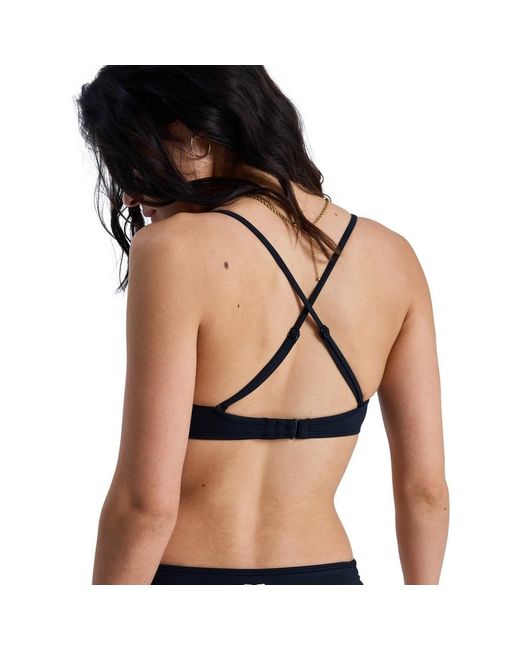 Maillots de bain Solid Essentials Wrap Bra Roxy en coloris Blue