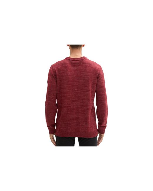 Pull 4214101 Tom Tailor en coloris Red