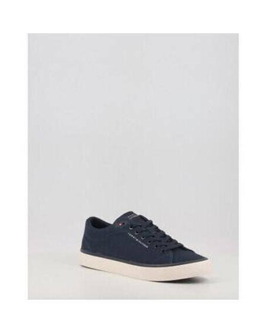 Baskets TH HI VULC LOW CORECANVAS Tommy Hilfiger pour homme en coloris Blue