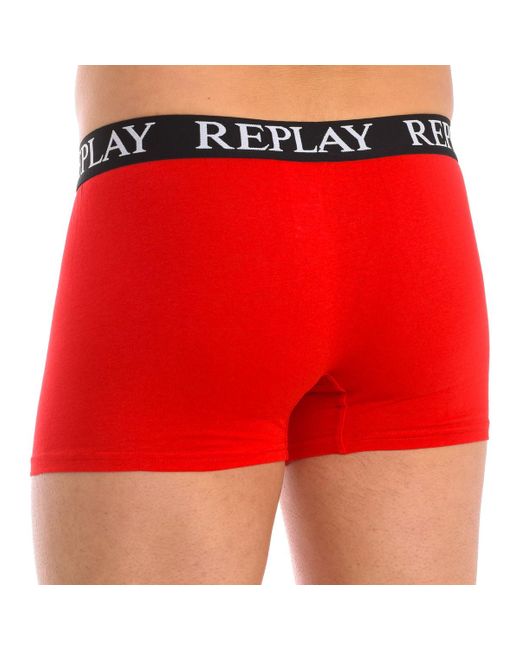 Boxers I101005-N093 Replay pour homme en coloris Red