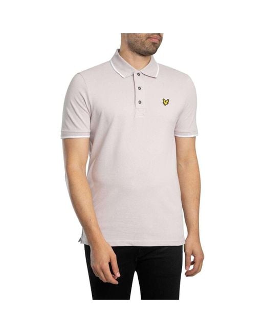 Polo Polo à pointe Lyle & Scott pour homme en coloris White
