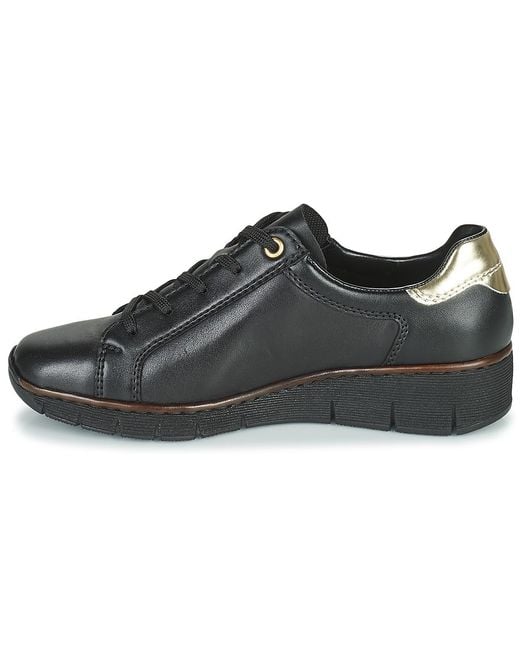 Rieker Black Sneaker thomanisa