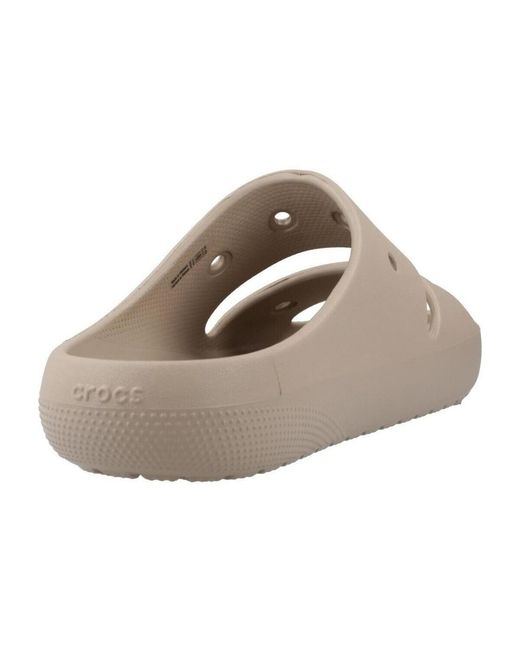 Sliders CROCSTM en coloris Gray