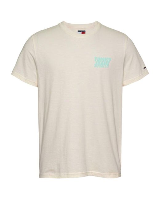 T-shirt DM0DM21863 Tommy Hilfiger pour homme en coloris White