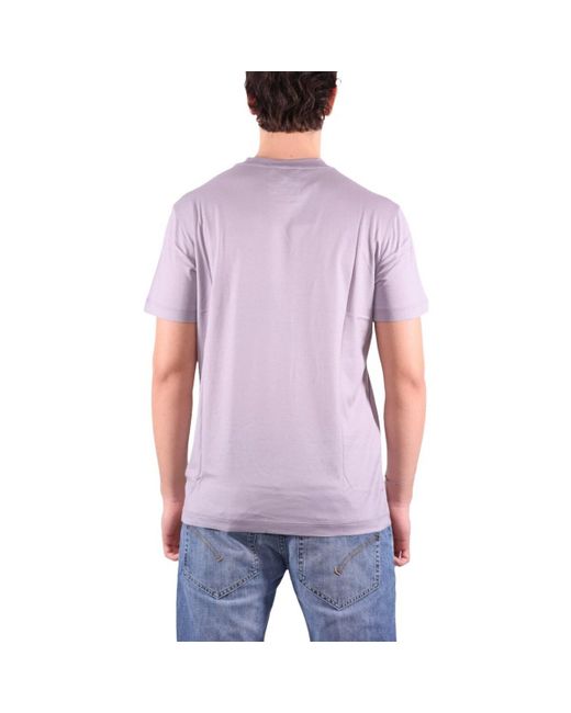 T-shirt Emporio Armani pour homme en coloris Purple