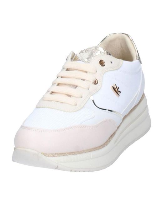 Baskets basses Keys en coloris White
