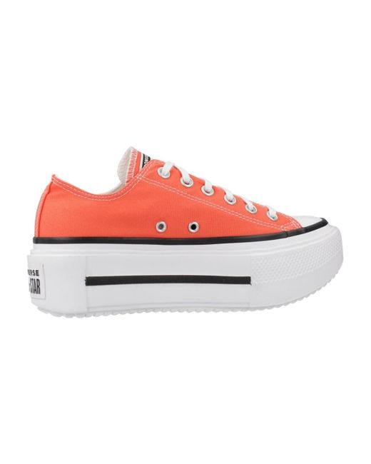 Baskets CHUCK TAYLOR ALL STAR LIFT DOUBLE STACK OX Converse en coloris Red