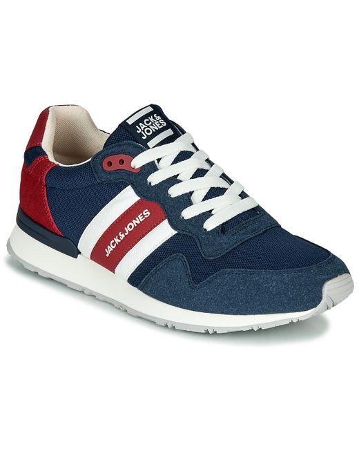 Jack \u0026 Jones Sneakers Stellar Mech in het Rood - Lyst