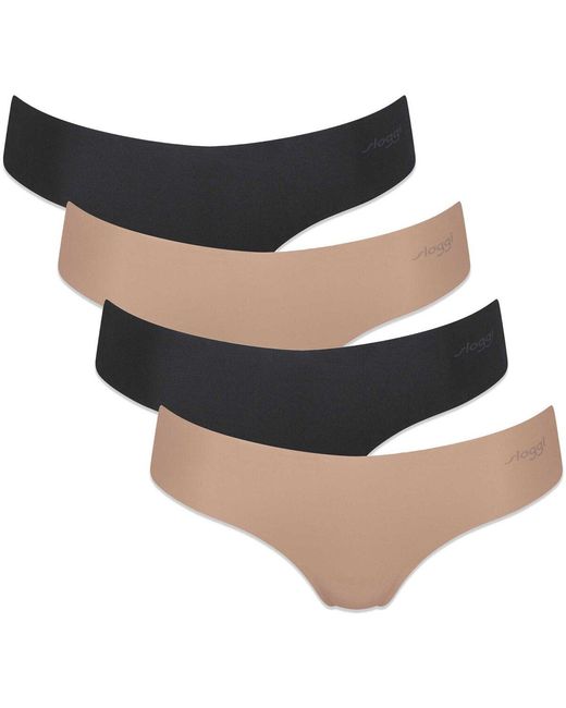 Strings String Zero Microfiber Hipstring 2.0 Sloggi en coloris Black