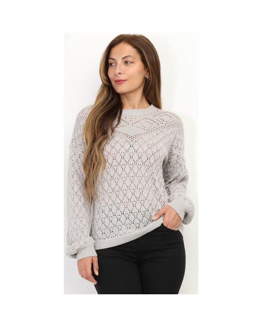 Pull Pulls Pour Femme La Modeuse en coloris Gray