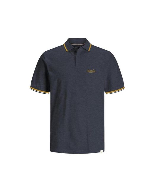 Jack & Jones Polo Shirt Korte Mouw in het Blue voor heren