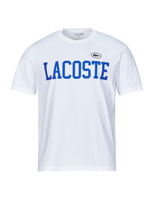 T-shirt TH7411 Lacoste pour homme en coloris Blue